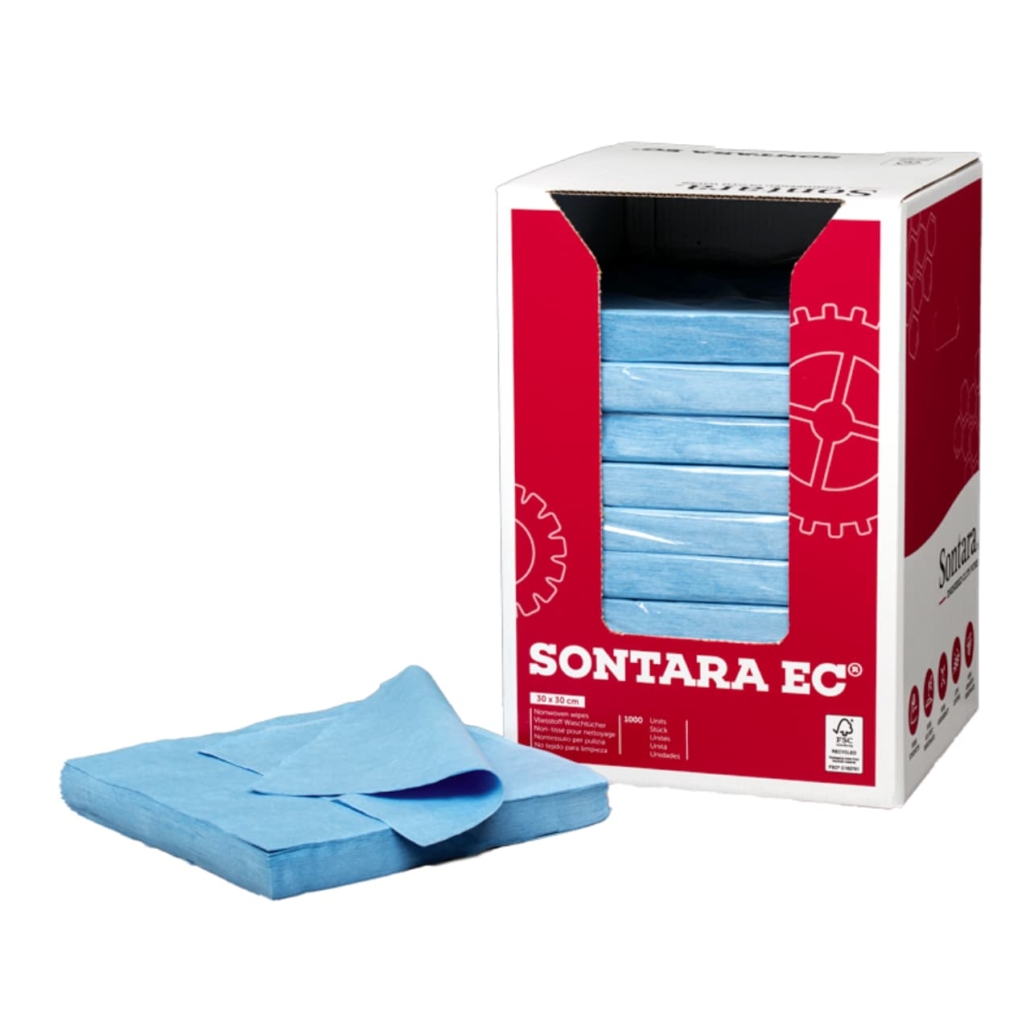 SONTARA® EC blue in flat pack - 10 packs/carton - IPS-Group A/S